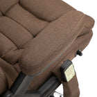 Vinsetto - Chaise de bureau de massage avec vibrations 6 points - brun-Hauteur d’assise réglable pour s’adapter à votre bureau ou à vos habitudes d’assise