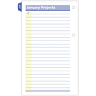 AT-A-GLANCE - Recharge de calendrier de bureau hebdomadaire 2027 QuickNotes 2 pages/jour - 6 po H x 3 1/2 po l - anglais-Mois passe, actuel et futur en reference