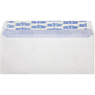 Jam Paper - Enveloppes pour livret n° 10 avec sécurité et fermeture adhésive, 4 1/8 po H x 9 1/2 po l, Blanc, Paquet de 100-Couleur : Blanc avec teinte de sécurité