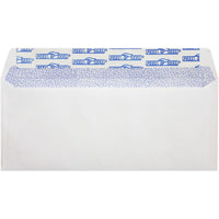 Jam Paper - Enveloppes pour livret n° 10 avec sécurité et fermeture adhésive, 4 1/8 po H x 9 1/2 po l, Blanc, Paquet de 100-Couleur : Blanc avec teinte de sécurité