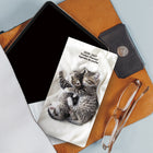 DateWorks - Planificateur de poche mensuel 2026-2027 - 3,5 po x 6,5 po - Chatons Câlins - Bilingue-100% sans plastique