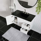 Modway - Vitality 36" Vanette de salle de bain - Blanc Noir-Conception murale