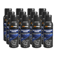 Emzone - Graisse blanche au lithium G7 - 400 g - Paquet de 12-Lubrification durable