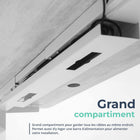 MotionGrey - Plateau de gestion des câbles sous bureau - Organisateur de cordons pour bureaux assis-debout et postes de travail - Blanc-5