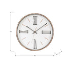 Monarch Specialties - 9094 Horloge Murale Rond de 14" - Cadre Doré-Animée par un mouvement à quartz, cette horloge murale sans tic-tac garantit une mesure précise du temps dans un environnement serein