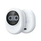 EMEET - Webcam Piko 4K à double objectif avec autofocus IA - Blanc-Deux caméras : Ultra HD 4K + IA pour une mise au point et une exposition optimisées.