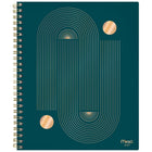 Mead - Agenda hebdomadaire/mensuel 2027 - 11 1/4 po H x 9 po l - motif géométrique linéaire - grand - bilingue-15 mois : octobre 2026 à décembre 2027 + 3 pages mensuelles de janvier, février et mars 2028