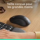 Logitech - Signature M550 L souris sans fil pour les grandes mains - Rouge Classique-Améliorez votre confort : cette souris de travail offre de longues heures de confort grâce à sa forme profilée, sa zone pour le pouce souple et ses prises latérales en caoutchouc qui maintiennent votre main bien en place