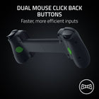 Razer - KISHI V3 Manette Gaming pour Android et iPhone-Boutons arrière de souris a double clic: Des entrées plus rapides et plus efficaces. Profitez du même actionnement ultra-réactif que celui que l'on trouve dans nos meilleures souris de jeu grâce aux 2 boutons arrière intégrés aux poignées ergonomiques de la manette
