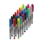 Sharpie - Marqueurs Permanents - Pointe Ultra Fine - Couleurs Assorties - Paquet de 24-L’encre remarquablement résistante sèche rapidement et résiste à la décoloration et à l’eau