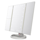Pursonic - Miroir de maquillage vanité pliant-LED de lumière du jour naturelle 2x éclairage plus lumineux et plus doux que les modèles similaires. 24 LED dimmables intégrées imitent étroitement la lumière du soleil douce et naturelle, vous offrant des détails de couleur correctes. 