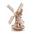 EWA Eco-Wood-Art - Kit de construction STEM en bois 3D d'un moulin à vent - Lot de 227-Modèle STEM 3D écologique à assembler et personnaliser à l'école ou à la maison