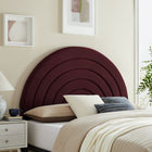 Modway - Solana Arqué Performance Velvet Tête de lit complète, Mûrier-Tête de lit en arc