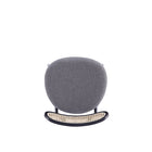 Manhattan Comfort - Lot de 4 chaises de salle à manger Colbert 44,5 cm style industriel chic, rembourrées, noir et gris-Garantie limitée du fabricant de 30 jours