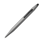 Cross - Stylo à bille double fonction Tech2 avec stylet, laque métallique avec noir brillant - Gris titane-Conception 2-en-1 épurée et technologique