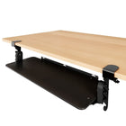 Uncaged Ergonomics - Plateau de clavier à pince sous le bureau KT4 - Noir-Le KT4 a une hauteur réglable de 4,1 à 6,6 pouces sous le bureau.