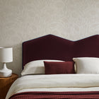 Modway - Cosette Performance Velvet Tête de lit Queen size, Mûrier-Finition de bord simple
