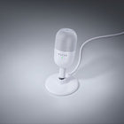 Razer - Seiren V3 Mini - Blanc-Trouvez votre position idéale avec un support de micro inclinable qui dispose également d'un amortisseur de choc intégré, pour atténuer les bruits causés par les coups et les chocs accidentels. Peut être détaché pour une configuration à bras articulé