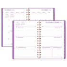 Mead – Agenda hebdomadaire/mensuel 2027 petit – 8 1/2 po x 6 po – Colour Pop violet – bilingue-15 mois complets de planification hebdomadaire/mensuelle + 3 pages mensuelles