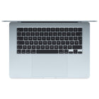 Apple - MacBook Air 15,3" avec Touch ID (2025) - Apple M4 - 24 Go RAM - 512 Go SSD - Bleu ciel - Français-Écran Liquid Retina 15,3" 2880 x 1864