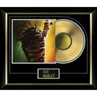 Bob Marley One Love Music Cover with Gold Vinyl - Impression encadree - 28" x 24"-Qualité supérieure - music memorabilia