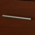 Bush Furniture Somerset – Bureau de bureau 60 W avec classeur latéral et bibliothèque à 5 étagères - cerisier Hansen (SET013HC)-Dimensions assemblées : 65 1/5 po H x 59 2/7 po L x 29 1/2 po P