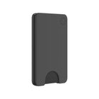PopSockets - PopWallet pour MagSafe Rond avec Anneau D'adaptation - Noir-Profil élégant ; se glisse facilement dans la poche