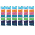 Clubhouse Crafts - Cordon élastique épais scintillant, 6 couleurs, 18 mètres, 6 paquets-Parfait pour enfiler des perles et ajouter aux étiquettes