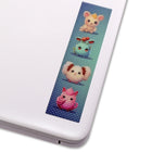 The Pencil Grip - TPG89206 Bandes Zen - Ensemble de Mignons Bosselés Set 7 - 4 par ensemble - 6 ensembles-Design discret : Les bandes Zen offrent une méthode compacte, légère et non invasive pour améliorer la concentration et l'auto-régulation des émotions en fournissant des sensations tactiles tout en tripotant.