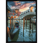 Venice Italy - Toile encadree - 22" x 31"-Impression d'art de haute qualité avec passe-partout et encadrement professionnel