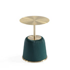 Manhattan Comfort - Lot de 2 tables d’appoint modernes Anderson 40 cm, revêtement similicuir vert-Associez et combinez avec les tables basses Manhattan Comfort