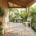 Zuo - Ren Table de bar - Blanc-Dimensions: 23,6 po L x 23,6 po L x 42,9 po H