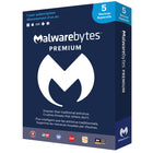 Malwarebytes Premium Anti-Malware pour plusieurs appareils, 5 appareils-PROTECTION EN TEMPS RÉEL- 24h/24 et 7j/7 contre les menaces émergentes de logiciels malveillants, y compris les rançongiciels et les virus, sans vous ralentir.