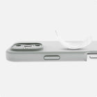 Avana - Coque Velvet avec MagSafe pour iPhone 16 Pro Max - Gris étain-Protection contre les chutes de 10 pieds