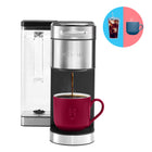 Keurig K-Supreme Plus - Cafetière une tasse à la fois pour capsule K-Cup  avec et technologie MultiJet et acier inoxydable - Argent-Technologie MULTIJET : Permet d’extraire davantage le goût riche et tous les arômes du café à chaque infusion (par rapport à la cafetière chef de file Keurig K-Classic avec une capsule K-Cup de café The Original Donut Shop)