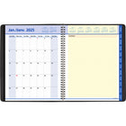 AT-A-GLANCE - Cahier de rendez-vous hebdomadaire/mensuel QuickNotes 2025 - 10 7/8 po H x 8 1/4 po l - Noir - Bilingue-Hebdomadaire : une semaine sur deux pages avec week-end complet et colonne QuickNotes; mensuel : mois complet sur la page gauche et zone QuickNotes sur la page droite