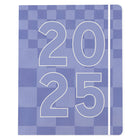 Graphique - 2024-2025 Académique Checker Mensuel Planificateur de Bureau - 20.32 x 25.4 cm-18 mois
