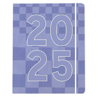 Graphique - 2024-2025 Académique Checker Mensuel Planificateur de Bureau - 20.32 x 25.4 cm-18 mois