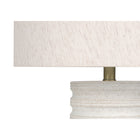 Monarch Specialties - Luminaire - 28 po H Lampe De Table - Résine Crème - Abat-Jour Ivoire / Crème - Transitionnel-Dimensions assemblées : 15 po L x 15 pol P x 27,5 po H. base : 6,5 po L x 6,5 po P x 15 po H. abat-jour : 15 po L x 15 po P x 11 po H
