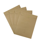 JAM Paper - Enveloppes ouvertes en papier kraft recyclé à attache parisienne, 9 x 12 po, brun, 25 par boîte-Ouverture : extrémité ouverte