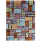 Modway - Success Mosaïque géométrique abstraite de Nyssa Tapis 4 pi l x 6 pi L - Multicolore-Tapis en mosaïque géométrique abstraite