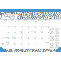 BrownTrout - 2024-2025 Plato Académique Réveil Du Printemps Bloc-Notes - 35.56 x 25.4 cm -Grands Calendriers - Un seul coup d'œil sur ce bloc-notes spacieux donne une vue d'ensemble des semaines à venir