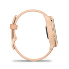 Garmin - vivoactive 6, Rose métallisé avec bracelet Rose métallisé-SANTÉ ET BIEN-ÊTRE - Surveillez en permanence votre santé grâce à la fréquence cardiaque au poignet, à l'état de la VRC, au Pulse Ox2 et au suivi de la santé des femmes, y compris le cycle menstruel et la grossesse, la méditation et plus encore, pour en savoir plus sur votre corps.