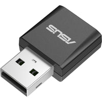 Asus - Adaptateur Wi-Fi 7 tribande USB BE6500 - Noir-Adaptateur USB WiFi 7 compact - Profitez d'un WiFi ultra-rapide dans un boîtier élégant et de taille nanométrique