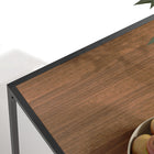 Homy Casa - Bureau d'ordinateur minimaliste 47,2" - finition noyer-Montage facile : Conçu pour un assemblage rapide et simple, vous permettant de créer votre espace de travail en un rien de temps