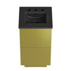 Modway - Quantum 18" Vanette de salle de bain - Or noir-7