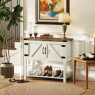 HOMCOM - Armoire de rangement de cuisine 35,4 po L - blanc-Grand plateau, armoire à 2 portes et étagère inférieure offrant un grand espace de rangement 