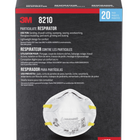 3M - Appareil de protection respiratoire contre les particules de ponçage 8212 - 20/paquet-Le matériau filtrant électrostatique de pointe exclusif permet de respirer jusqu’à 15 % plus facilement par rapport aux appareils de protection respiratoires traditionnels