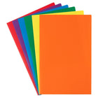 JAM Paper - Chemises plastiques Legal à 2 pochettes - résistantes - couleurs primaires assorties - Paquet de 6-Quantité : 6 dossiers par paquet | Un pour chaque sujet