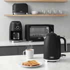Salton - bouilloire numérique NuRetro 1,7 l - noir minuit- Créez une cuisine parfaitement coordonnée avec les autres appareils de la gamme NuRetro de Salton!